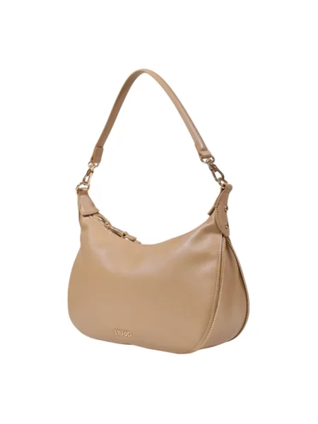 Torebka Liu Jo z odpinanym paskiem elegancka brązowa