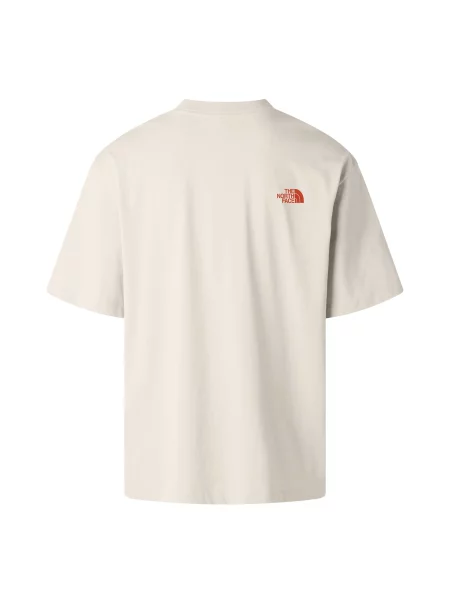 THE NORTH FACE Tričko Brand Proud červená / ako vlna biela