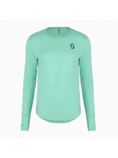 Tricou mânecă lungă Scott alergare verde