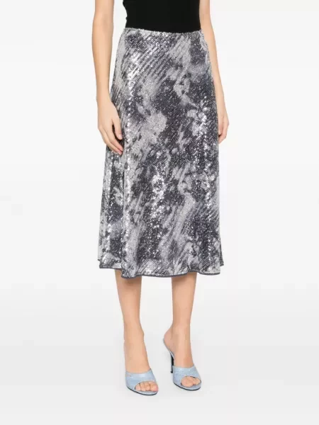 Midi sukně Dvf Diane Von Furstenberg po kolena černé