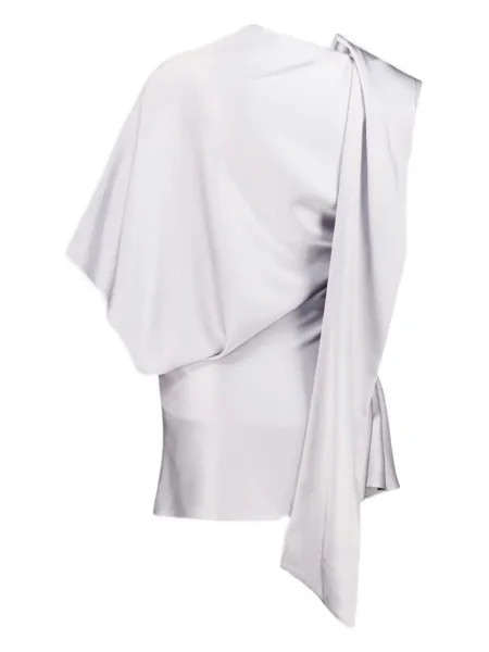 Top Stella Mccartney drapat alb