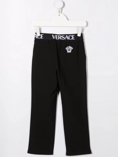 Pantaloni copii Versace negru