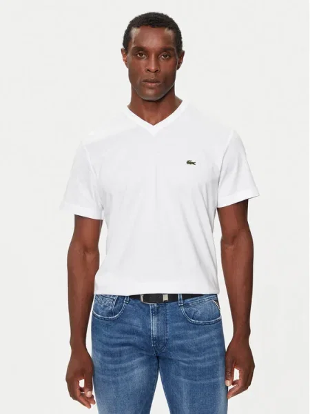 Lacoste Tricou | alb