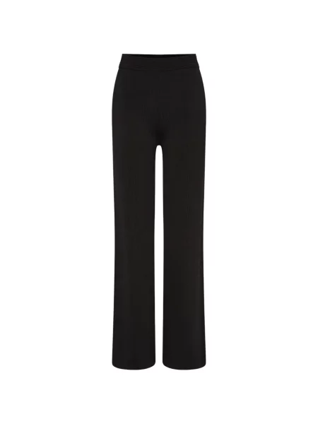 Dzianinowe spodnie Rebecca Vallance czarne