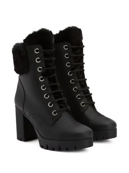 Cizme scurte Giuseppe Zanotti din piele negru