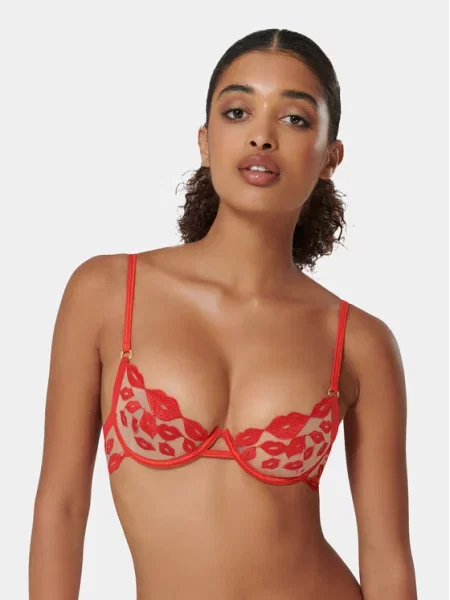 Bluebella Бюстгальтер з підкладкою Marian червоний