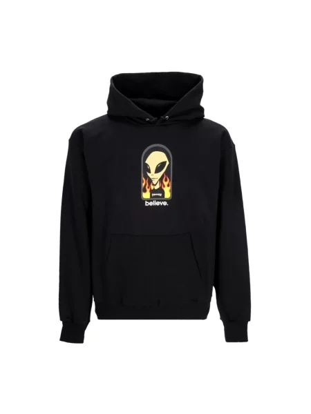 Bluza z kapturem Thrasher z kapturem czarna