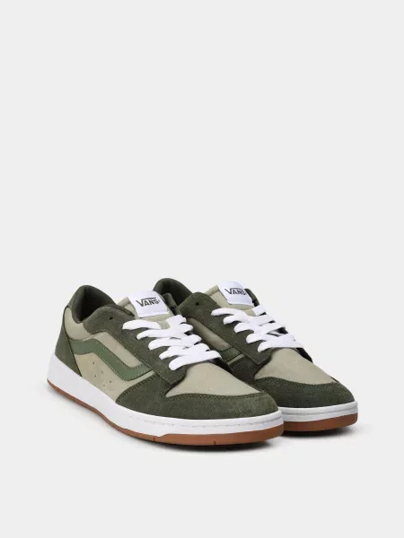 Замшевые кеды Vans зеленые