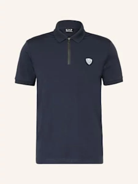 Emporio Armani Funkční Polokošile Train Premium tmavě modrá
