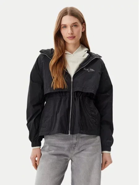 Vetrovka Tommy Hilfiger črna