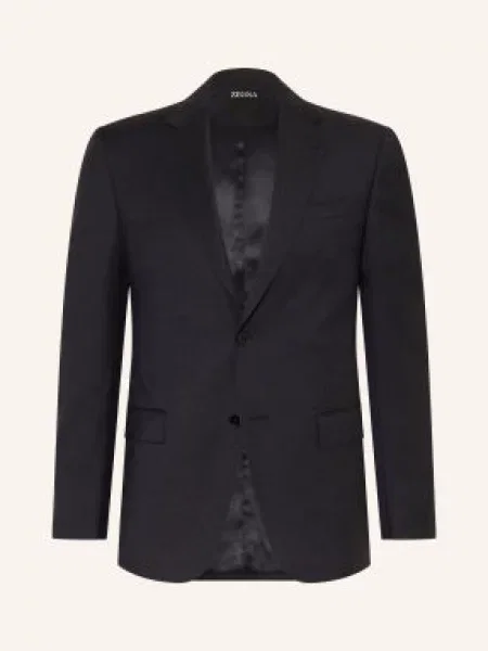 Zegna Garnitur O Kroju Extra Slim Fit blau granatowy