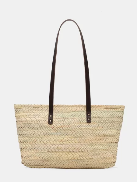 Answear.LAB τσάντα shopper γυναικεία πλεγμένη μπεζ