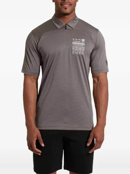 Tricou polo Puma cu imagine gri