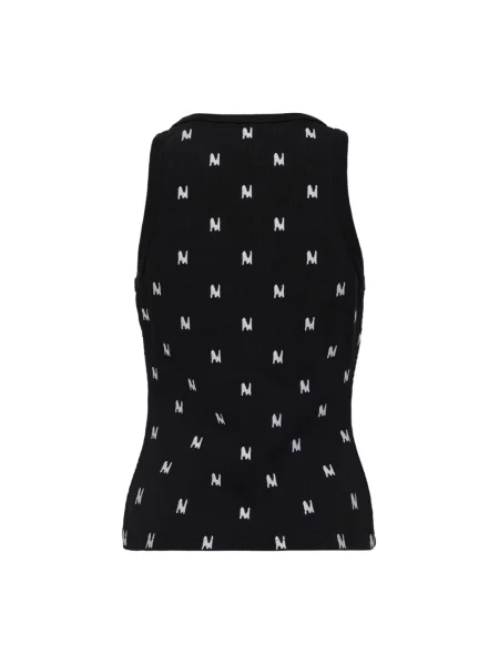 Dzianinowy top Msgm czarny