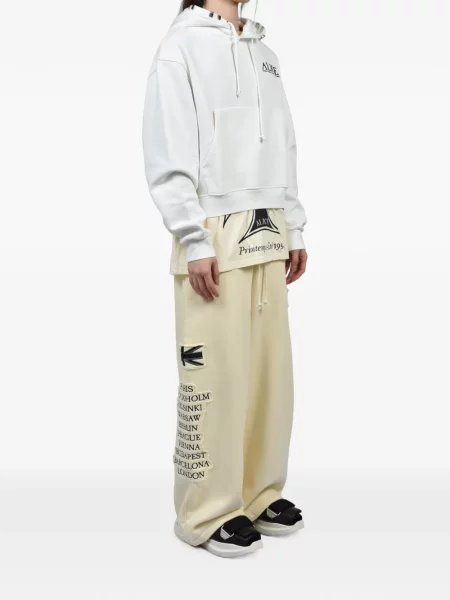 Hoodie N.hoolywood με σχέδιο λευκό
