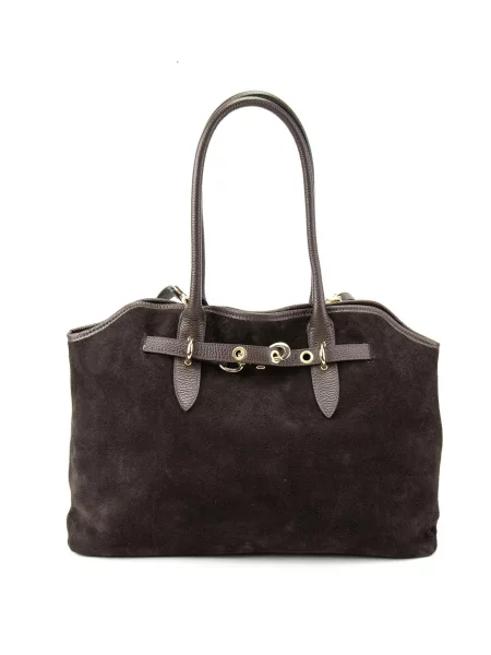 RoyalBag Сумка Темно-коричневий Текстиль коричнева