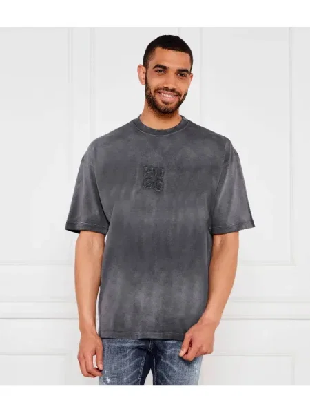 HUGO Póló Dutye | Relaxed fit szürke