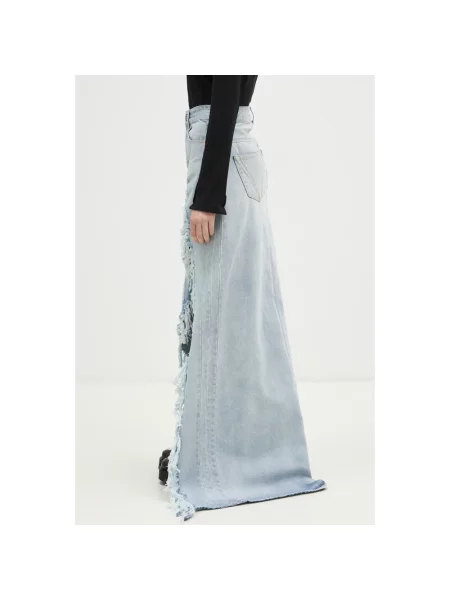 Spódnica jeansowa Vetements niebieska