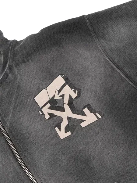 Bluza z kapturem dziecięca Off-white biała