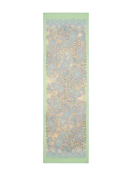 Fular Etro de mătase cu imprimeu animal print