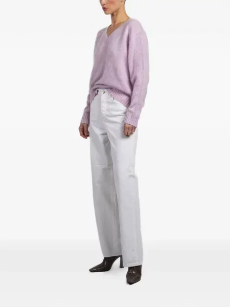 Pulover cu decolteu în v Dorothee Schumacher cu decolteu în V roz