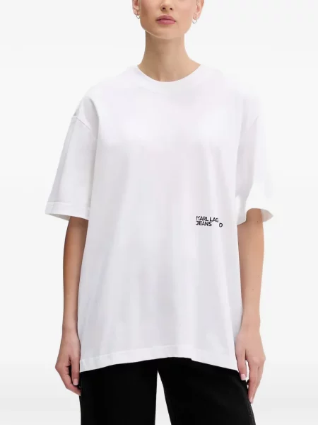 Tricou Karl Lagerfeld Jeans alb