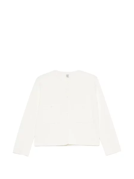 Cardigan Toteme tricotate alb