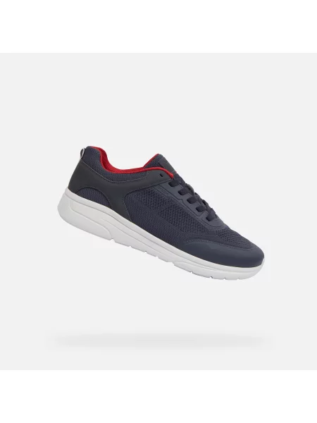 Sneakerși Geox albastru