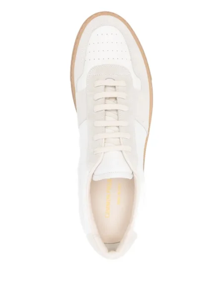 Sneakerși Common Projects din piele de căprioară alb