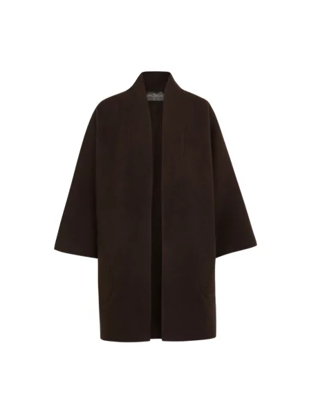 Płaszcz Cortana z kaszmiru brązowy