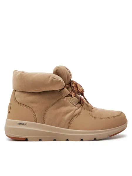 Skechers Polokozačky Glacial Ultra Trend Up béžová