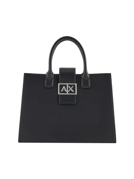 Torebka Armani Exchange skórzana czarna