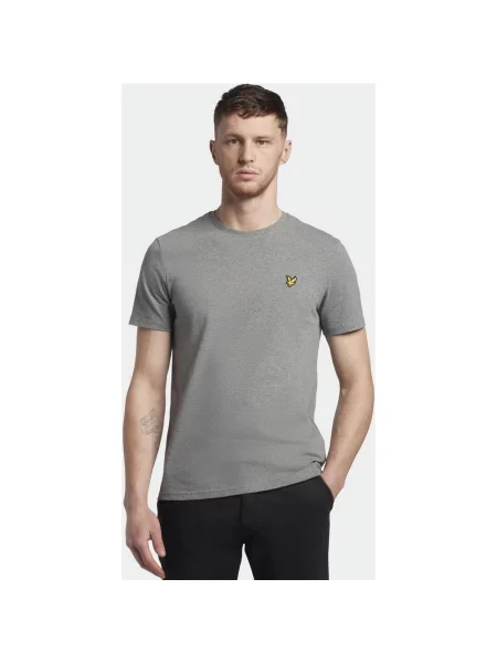 Koszulka z krótkim rękawem Lyle & Scott Plain jasnoszary XS szara