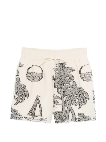 Pantaloni scurți Maison Labiche cu broderie