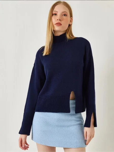 Bianco Lucci Svetr Pullover námořnická modř