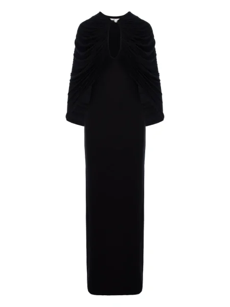 Rochie Manuri drapată de costum negru