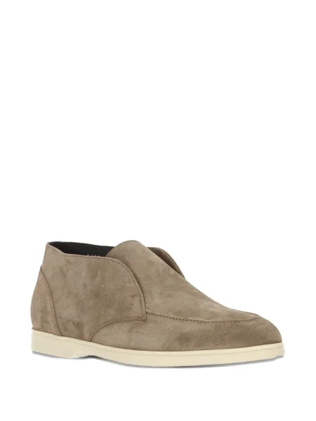 Ghete desert Doucal's din piele de căprioară slip-on maro