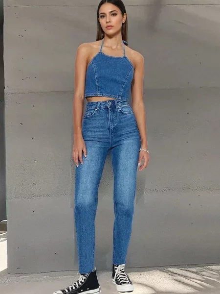 Blugi Trendyol albastru