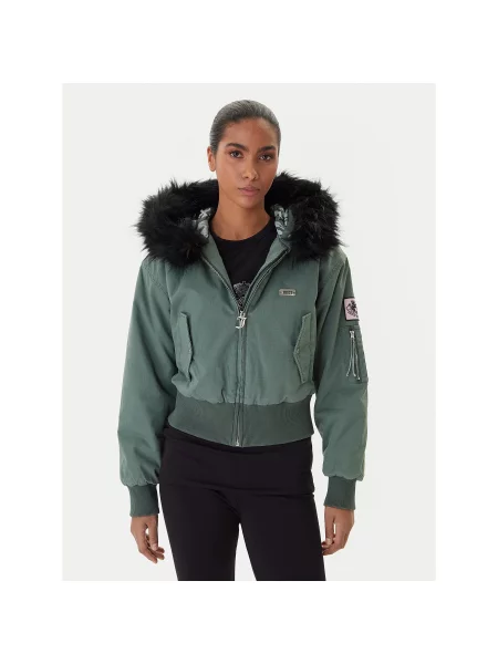 Bomber jakna Juicy Couture zelena