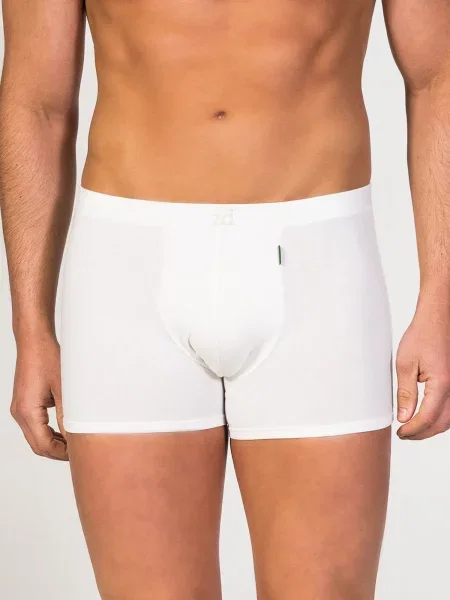 Zd ZERO DEFECTS Boxeri Apolo Soy fiber natural alb