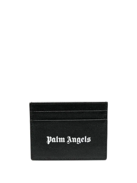 Portofel Palm Angels cu imagine negru