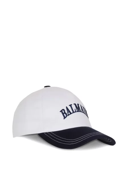 Șapcă Balmain cu broderie alb