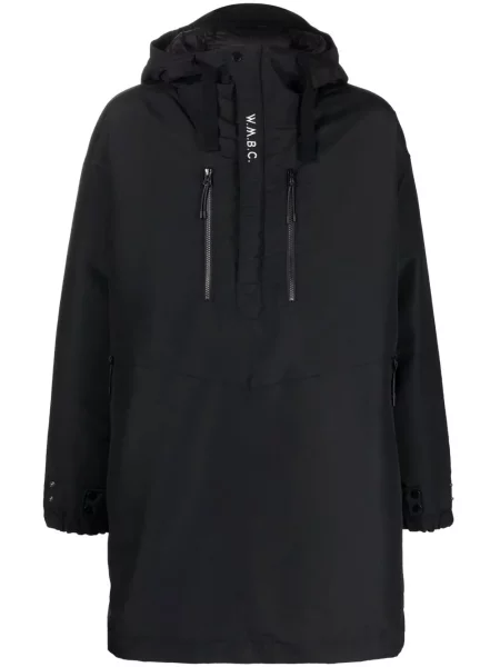 Geacă White Mountaineering de jumătate de fermoar alb