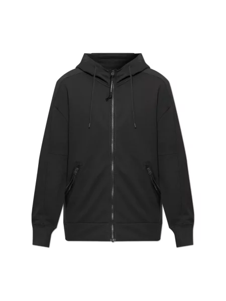 Bluza z kapturem C.p. Company z kapturem szara
