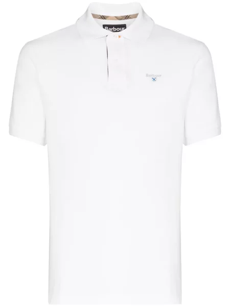 Polo Barbour în carouri alb