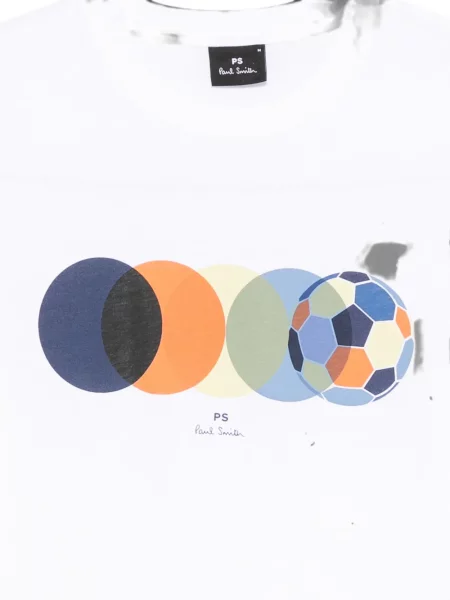 Tricou Ps Paul Smith cu imagine alb