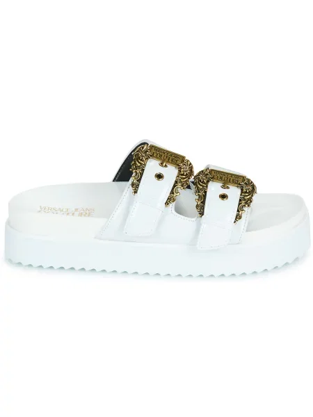 Šľapky Versace Jeans Couture biela