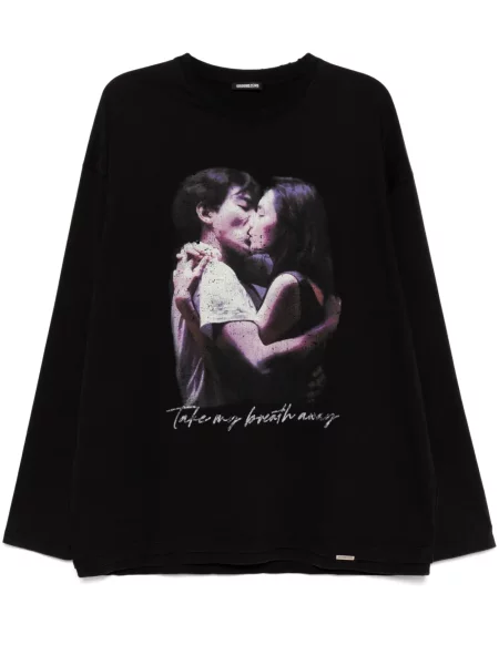 Тениска Ground Zero с принт черно