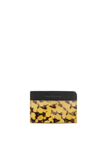 Portofel Dries Van Noten din piele galben