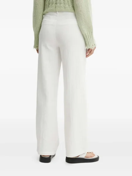 Plisirane hlače Résumé bijela